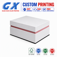 Impression personnalisée OEM & ODM de boîtes à couvercle et base pour emballages cadeaux, vente en gros de boîtes rigides en deux parties pour marques