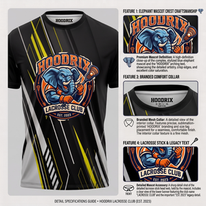 Wholesale Lacrosse Shooting Shirts Custom Team Logo Breathable Moisture Wicking Long Sleeve Training Practice Wear OEM Supplier - Product Image 6