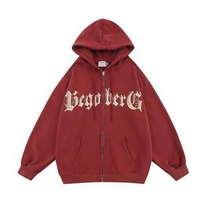 Sweat à capuche lourd pour homme, design OEM avec logo personnalisé, 400 GSM, 100% coton, broderie personnalisée, coupe-vent, écologique - Product Image 4