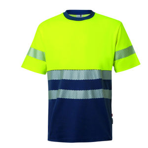 Camisetas de Trabajo Fluorescentes con Logotipo Personalizado, 100% Poliéster, Camisetas de Seguridad de Manga Corta de Alta Visibilidad para Hombre - Product Image 5