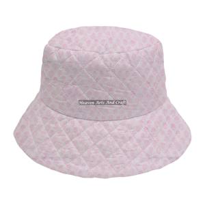 Chapeau Bob en Coton Matelassé Imprimé à la Main de Haute Qualité, Chapeau de Pêcheur, Protection Solaire Estivale, Chapeau en Tissu Matelassé de Haute Qualité - Product Image 4