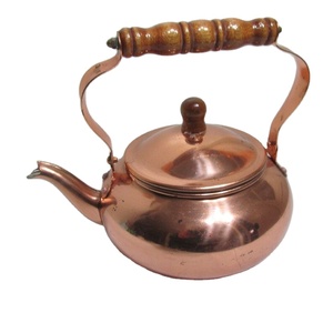 Copper Water Boiler <b>Kettle</b> Matte Finish with Curved Handle Handmade for Stove Top <b>Tea</b> Preparation Kitchen and Gift Use - Product Image 3