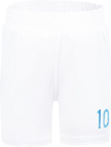 Ensemble de maillot de l'équipe nationale d'Italie Thopson International, bleu et blanc, avec short et numéro 10, en polyester à séchage rapide, vêtements de sport pour enfants - Product Image 4