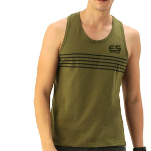 เสื้อกล้ามถักแบบสั่งทำพิเศษ ระบายอากาศได้ดี แห้งเร็ว สำหรับผู้ชาย ออกกำลังกาย ใส่เล่นกีฬา ผ้าฝ้าย 100% คุณภาพสูง - Product Image 1