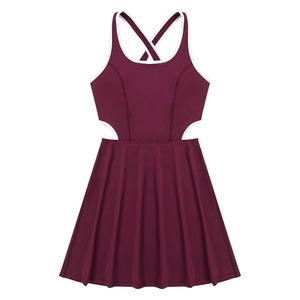 Tenue de tennis, vêtements de sport, mini-jupe de tennis, robe de netball pas chère à séchage rapide pour femmes, uniforme de tennis, service OEM personnalisé - Product Image 5