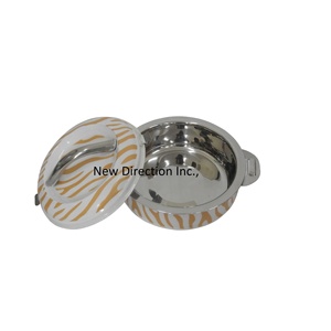 Cazuelas aisladas de doble pared para servir olla caliente hogar cocina Catering uso vajilla olla caliente proveedor de India - Product Image 3