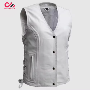 Casual Style Leather <b>Vest</b> Comfortable Cut Soft Finish Custom Branding <b>Support</b> for Fashion Layering and Everyday Styling - Product Image 1