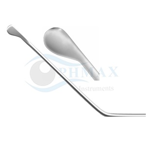 High Quality Ophthalmic Drysdale Nucleus Manipulator Paddle shaped tip Angled Round Handle Stainless Steel - Product Image 2
