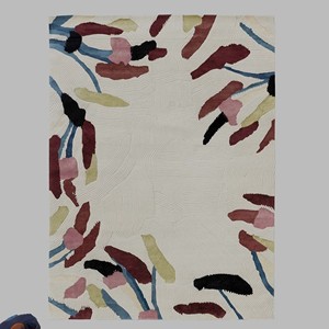 Tapis moderne abstrait tufté à la main, motif artistique, tapis de luxe, décoration contemporaine pour salon et chambre, tapis de sol design sur mesure - Product Image 2