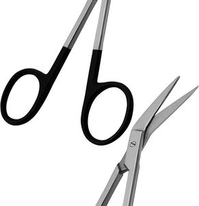 กรรไกรตัดเยื่อใยแก้วตา ปลายโค้งคมพิเศษ สำหรับการผ่าตัดทางการแพทย์ ทันตกรรม จักษุวิทยา ตัดอย่างแม่นยำ ใช้งานระดับมืออาชีพ ได้รับการรับรองมาตรฐาน ISO - Product Image 6