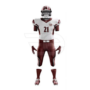 Ensemble d'uniformes de football pour sports d'équipe, tissu flexible à séchage rapide, adapté à l'entraînement et à la compétition, uniforme de football américain - Product Image 2