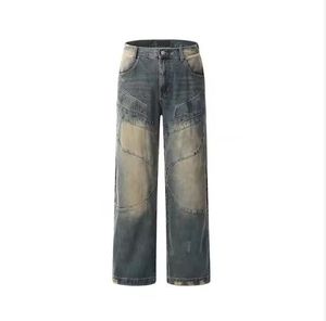 Jeans de Mezclilla para Hombre y Mujer, 100% Algodón, Secado Rápido, Corte Regular Vintage, Lavado Casual, Rectos, para Invierno y Verano, Varios Modelos - Product Image 3
