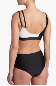 Solid 2 Piece <b>Set</b> High Cut <b>Triangle</b> Women's <b>Bikini</b> Swimwear with Jewelry Breathable & Anti-Bacterial Cheap Price Wholesale - Product Image 2