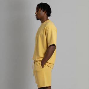 Men's Summer Two Piece <b>Sets</b> Breathable Casual Quick Drying Sportswear Short-Sleeved T-shirt Sport Shorts Digital Printing Satin - Product Image 5