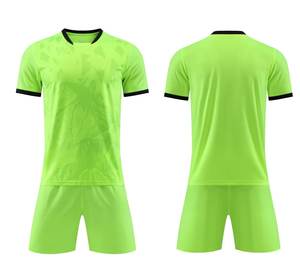 Uniformes de Fútbol de Manga Corta Hechos en Fábrica, Diseño Sublimado, Ecológicos, Elásticos en Cuatro Direcciones, Uniforme de Entrenamiento de Fútbol - Product Image 3