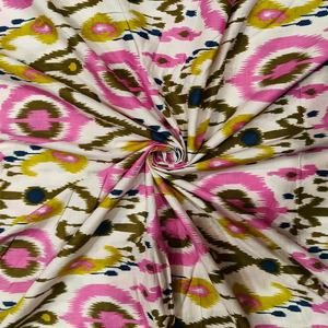 Tela de Algodón Orgánico Estampada a Mano, Suave y Transpirable, para Confección de Vestidos, Decoración del Hogar, Cortinas y Bolsos - Product Image 5