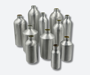 Flacons cosmétiques en aluminium fabriqués au Vietnam, élégants et à ouverture supérieure, pour les applications d'essences liquides. - Product Image 2