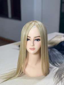 Peluca de Cabello Virgen Remy Vietnamita de 10 Pulgadas con Frente de Encaje, Liso Natural, Encaje Transparente y Línea de Cabello Natural, 250% de Densidad, Sin Pegamento, Hali - Product Image 2