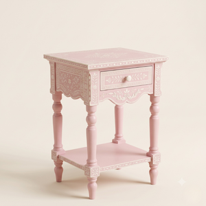 Wholesale Durable Bone Inlay Storage Shelf <b>Narrow</b> <b>Bedside</b> <b>Table</b> Modern Design <b>With</b> <b>Drawer</b> <b>Bedside</b> Nightstand - Product Image 4