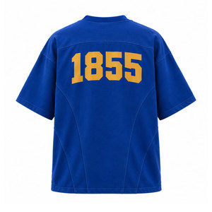 ซิกมา ชิ 1855 เสื้อยืดคอกลมแขนสั้นผู้ชายเสื้อยืดผ้าฝ้ายลำลองพิมพ์ลายตัวอักษรทรงพอดีตัว - Product Image 3