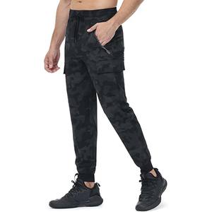 Wholesale Men’s <b>Elastic</b> Waist Pants Comfortable Slim Fit Cargo Style Trousers - Product Image 2