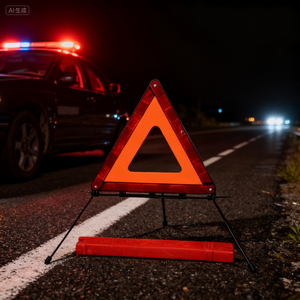 Heavy-Duty Vehicle Reflective <strong>Warning</strong> Triangle with E-MARK Essential Traffic <strong>Sign</strong> - Product Image 4