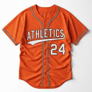 Custom Sublimation <b>Baseball</b> <b>Jerseys</b> OEM Wholesale Men Women Low Price <b>Bulk</b> Team Uniforms High Quality Breathable V-neck Half - Product Image 1