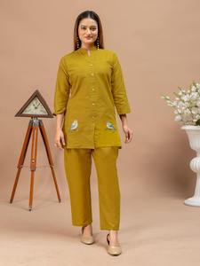 <b>women</b> digital print cotton <b>kurta</b> regular fit mid length ethnic kurti ladies casual party wear outfit all season daily dress - Product Image 3