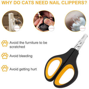 Juego de cortaúñas profesional antideslizante ergonómico para mascotas, cortaúñas de acero Premium para perros y gatos, pequeños instrumentos de belleza de acero - Product Image 2
