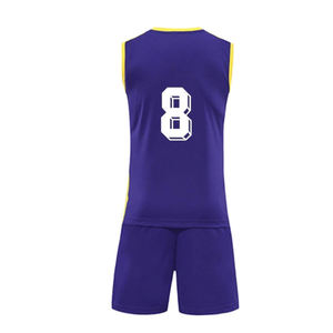Último Diseño en Ropa Deportiva Transpirable de Secado Rápido, Conjunto de Uniformes de Voleibol, Precio de Fábrica, Top para Hombre 100% Poliéster - Product Image 4