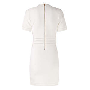 Robe Polo Classique en Piqué pour Femme - Tenue Estivale Sportive - Vêtement Féminin Personnalisable avec Bordure Contrastante - Product Image 6