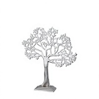 Sculpture d'arbre décorative en métal, artisanat pop art, petite sculpture d'arbre de vie, faite à la main, moderne, écologique, pour table, salon, mariage