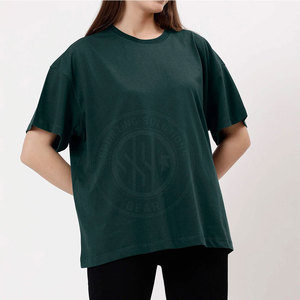 Camisetas personalizadas extragrandes para mujer al por mayor, de algodón, holgadas, de manga corta, informales, para mujer, venta de ropa en línea - Product Image 6
