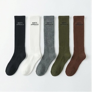 Chaussettes de sport personnalisées écologiques en spandex respirant pour adultes - Product Image 1