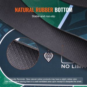 Mesa de Póker Plegable para 6-8 Jugadores con Bolsa de Transporte, Mesa de Juego de 70 x 35 Pulgadas para Juegos de Cartas - Product Image 5