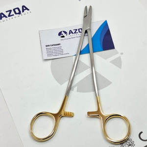 Porte-aiguille Bozemann TC en gros, manche doré de qualité supérieure, instrument de suture chirurgical en acier inoxydable - Product Image 5