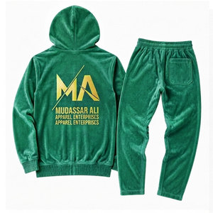 ชุดวอร์มมีฮู้ดสีชมพู Mudassar Ali Apparel Enterprises ผลิตจากโพลีเอสเตอร์ 100% หนัก 350 กรัม ซิปยาวเต็มตัวพร้อมกระเป๋าหน้า - Product Image 6