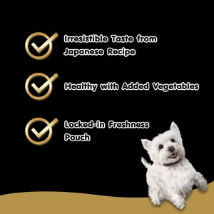 CESAR Nourriture humide pour chien adulte 70g Poulet Surimi & Légumes Délicieux Fruits de mer Repas de légumes pour chiens avec série d'aliments humides - Product Image 2