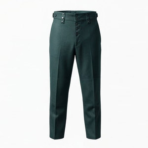 Pantalones Militares Alemanes de Buena Calidad, Corte Recto, Lona Ecológica Ligera, Corte Tradicional, Detalles con Botones, Bolsillos Prácticos - Product Image 1