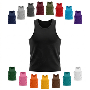 Customized Color Athletic <b>Tank</b> <b>Top</b> Sleeveless Muscle Gym Workout Fitness Training Casual Summer Custom Printed Design <b>Tank</b> <b>Top</b> - Product Image 1