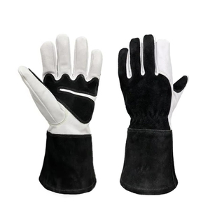 ถุงมือเชื่อมแบบยาวพิเศษ คุณภาพดีที่สุด ป้องกันความร้อน ขายส่ง ราคาถูก จัดส่งจำนวนมาก - Product Image 4