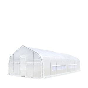 Serra 40FT X 20FT per Grow Tent con Copertura in Rete Ripstop Leno da 12 Mil e Finestre a Rullo per Cold Frame TMG Struttura G-Stable - Product Image 5