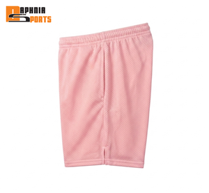 DAPHNIA SPORTS Short en maille rose pâle pour homme, taille élastique, respirant, idéal pour la gym, la course, le basketball, la plage et l'été - Product Image 4