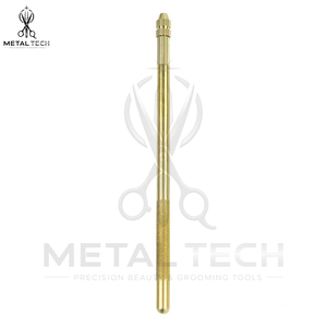 Juego de 3 agujas de ventilación con mango de latón y microganchos de acero, herramienta profesional para la fabricación de pelucas de encaje y postizos frontales. - Product Image 2