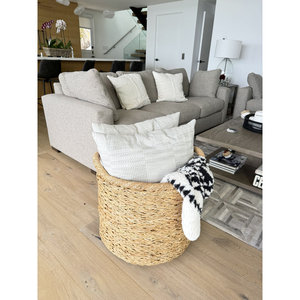 ตะกร้าหญ้าทะเลตกแต่งด้วยมือของตกแต่งบ้านสไตล์ใหม่ - Product Image 3