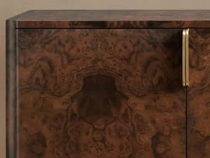 Buffet rustique personnalisé en bois de ronce naturel fabriqué à la main Buffet de salle à manger Armoire de rangement de salon Armoire d'entrée moderne - Product Image 4