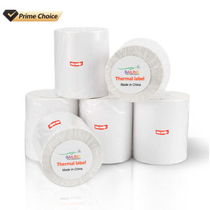 Sailing Guangdong <b>Sticker</b> 2X10 Continuous 75X25 <b>Sticker</b> 4X5 Inches Thermal <b>Printer</b> Label <b>Paper</b> Roll 40X30 - Product Image 1