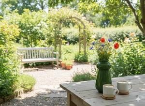 Jarrón Redondo de Cerámica Hecho a Mano con Esmalte Brillante, Forma Compacta y Elegante, Perfecto para Decoración de Estantes y Arreglos Florales - Product Image 6