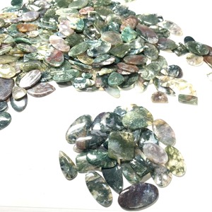 High Quality AAAAA IGI Certified Rida Creations Natural <b>Green</b> <b>Moss</b> Agate Cabochon Loose Gemstone 100% Clean - Product Image 5