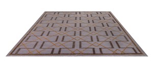 Tapis persan de luxe en laine et soie à boucles, tufté à la main, lavable, pour salon, chambre et décoration d'hôtel - Product Image 4